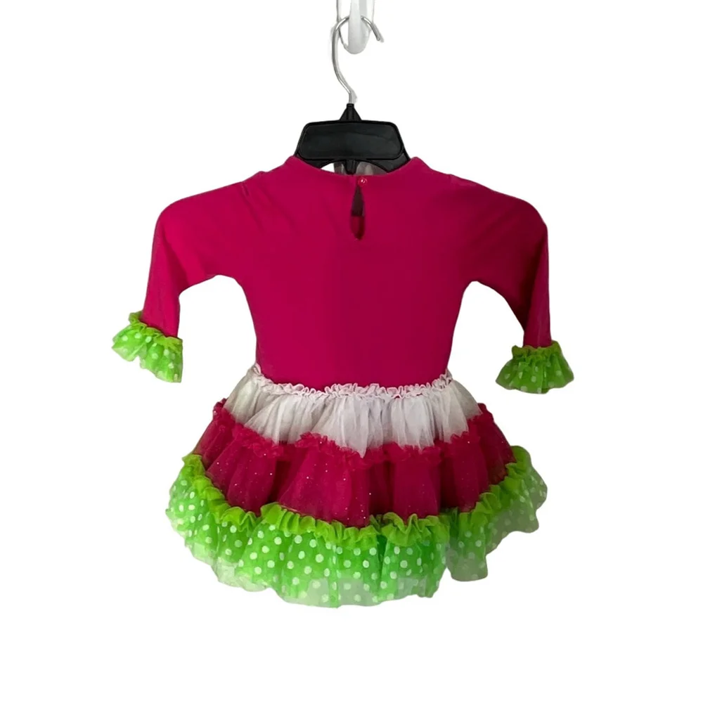 Emily Rose Snowman Tutu Dress Girls 2T Pink Costume Cosplay Holiday Christmas